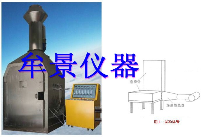 航空座椅垫可燃性试验机参数图片